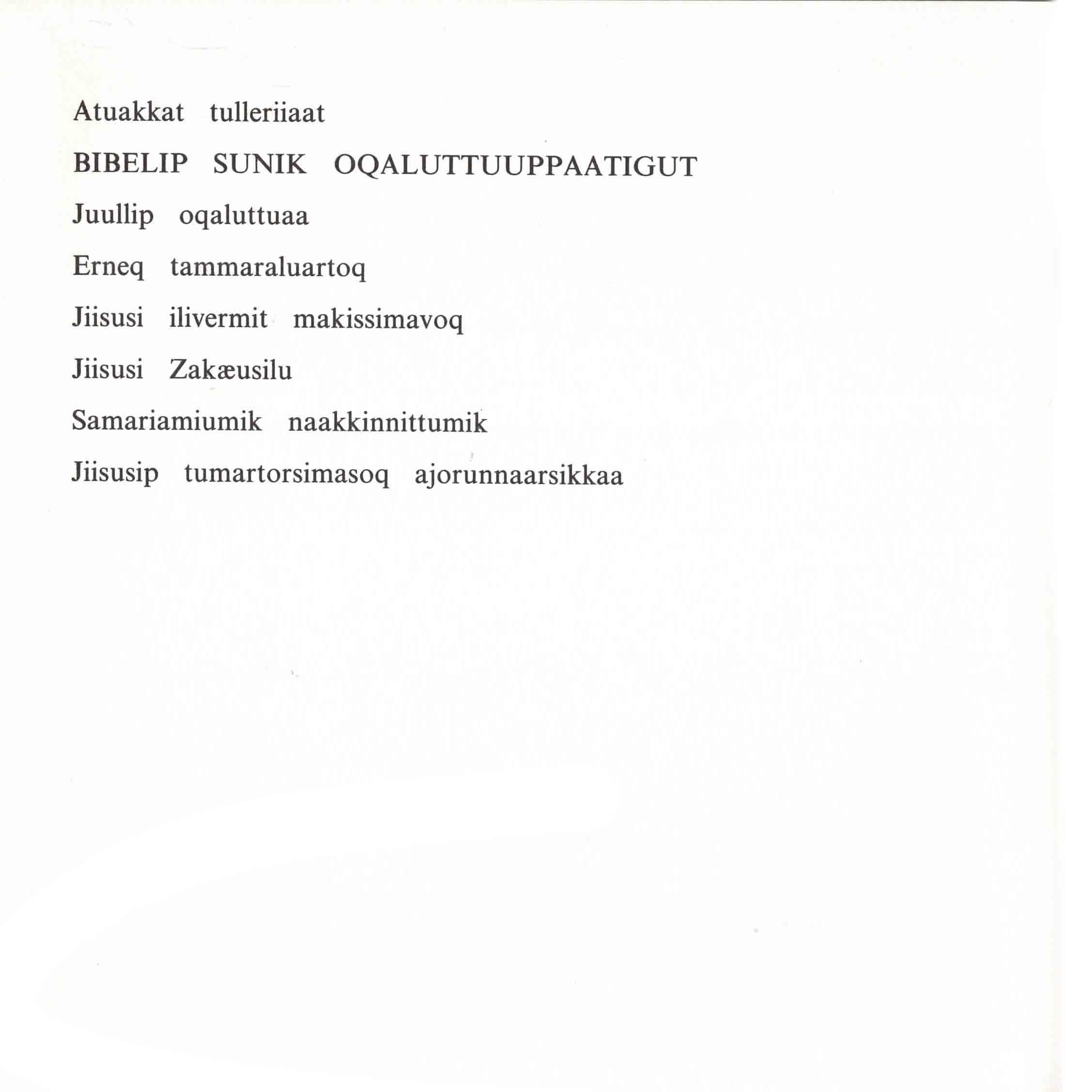 jiisusip tumartorsimasoq ajorunnaarsikkaa