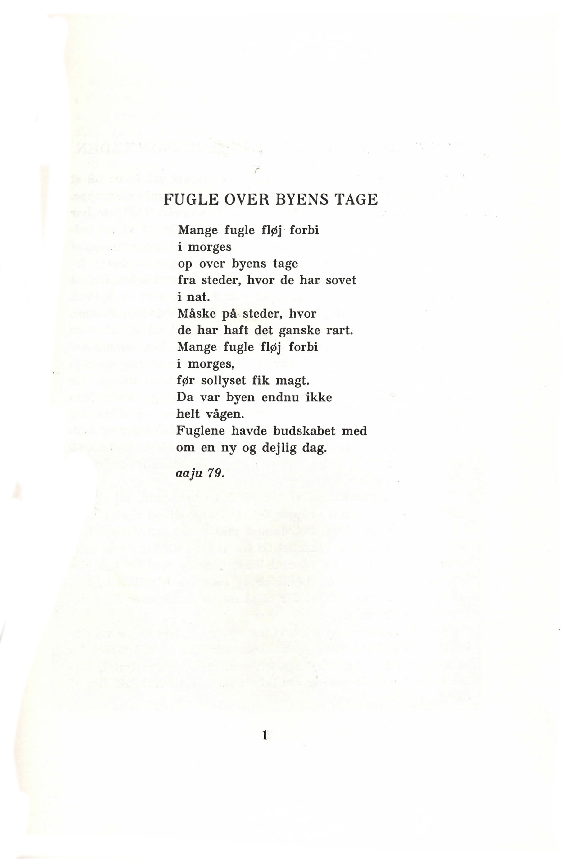 Skamlingsbanke Ungdomsskole 1979