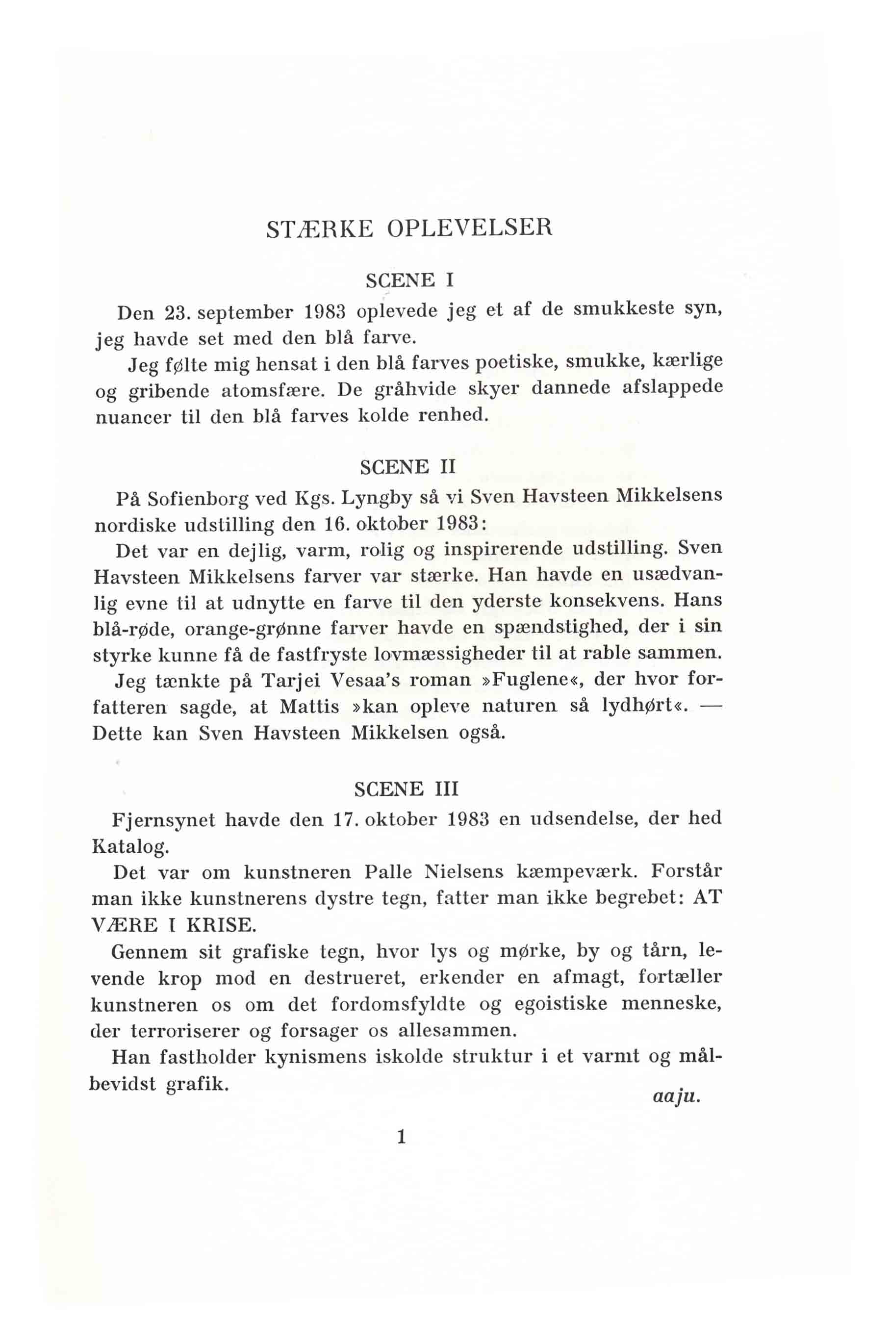 Skamlingsbanke Ungdomsskole 1983