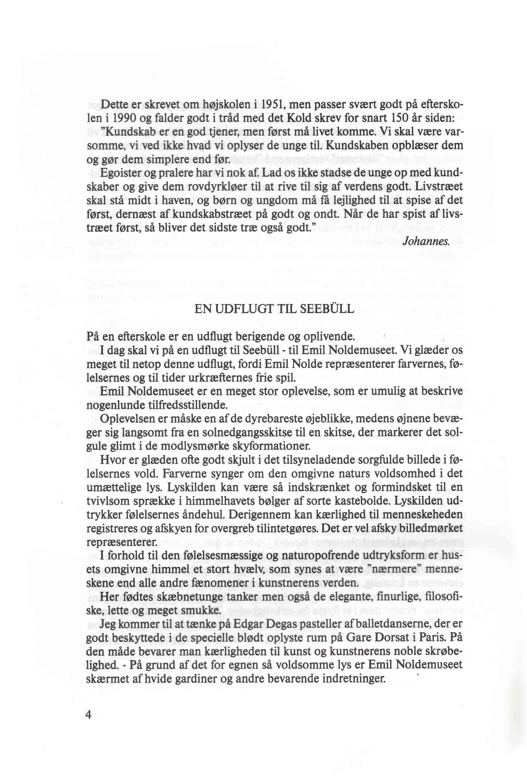 Skamlingsbanke Ungdomsskole 1988-89