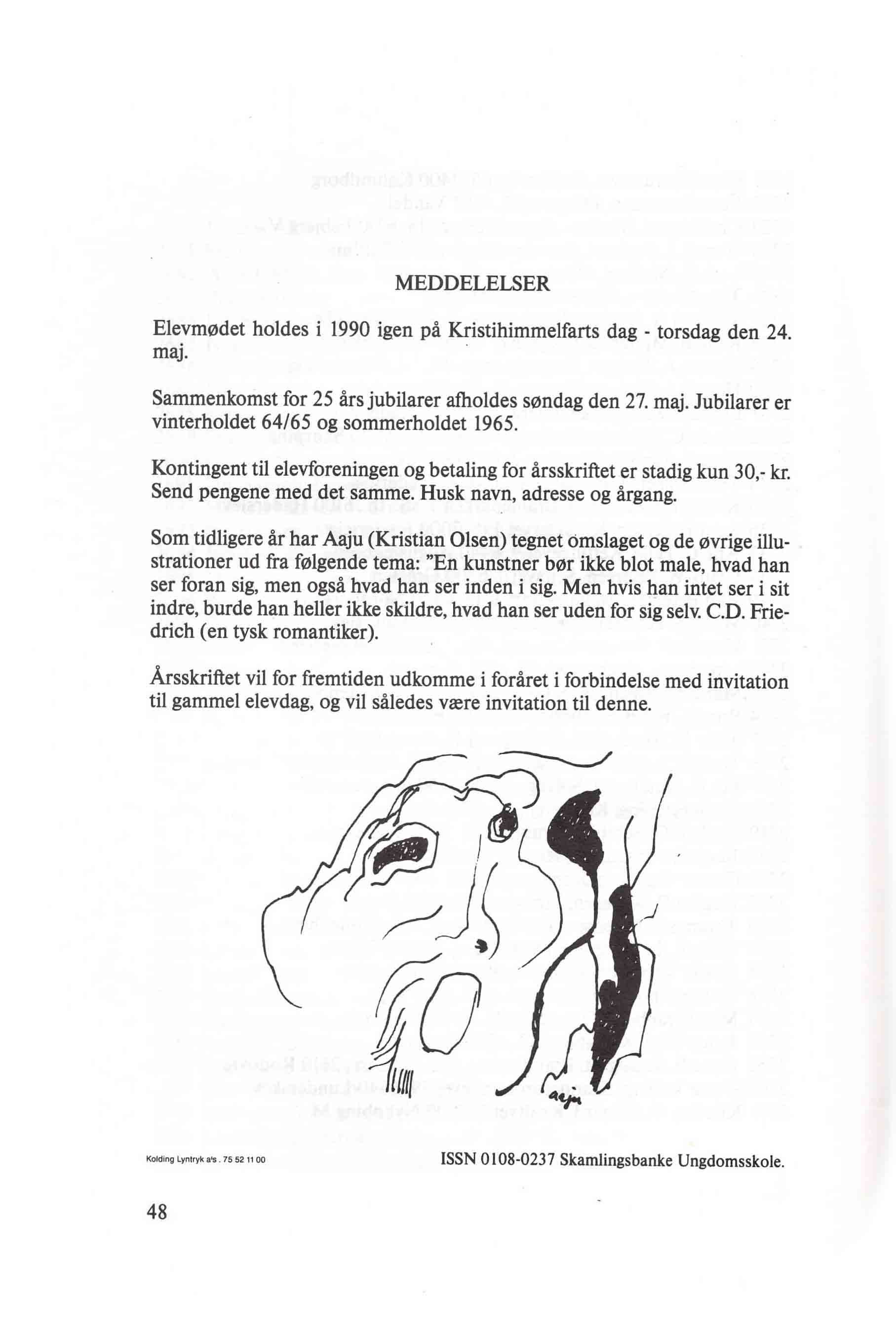 Skamlingsbanke Ungdomsskole 1988-89