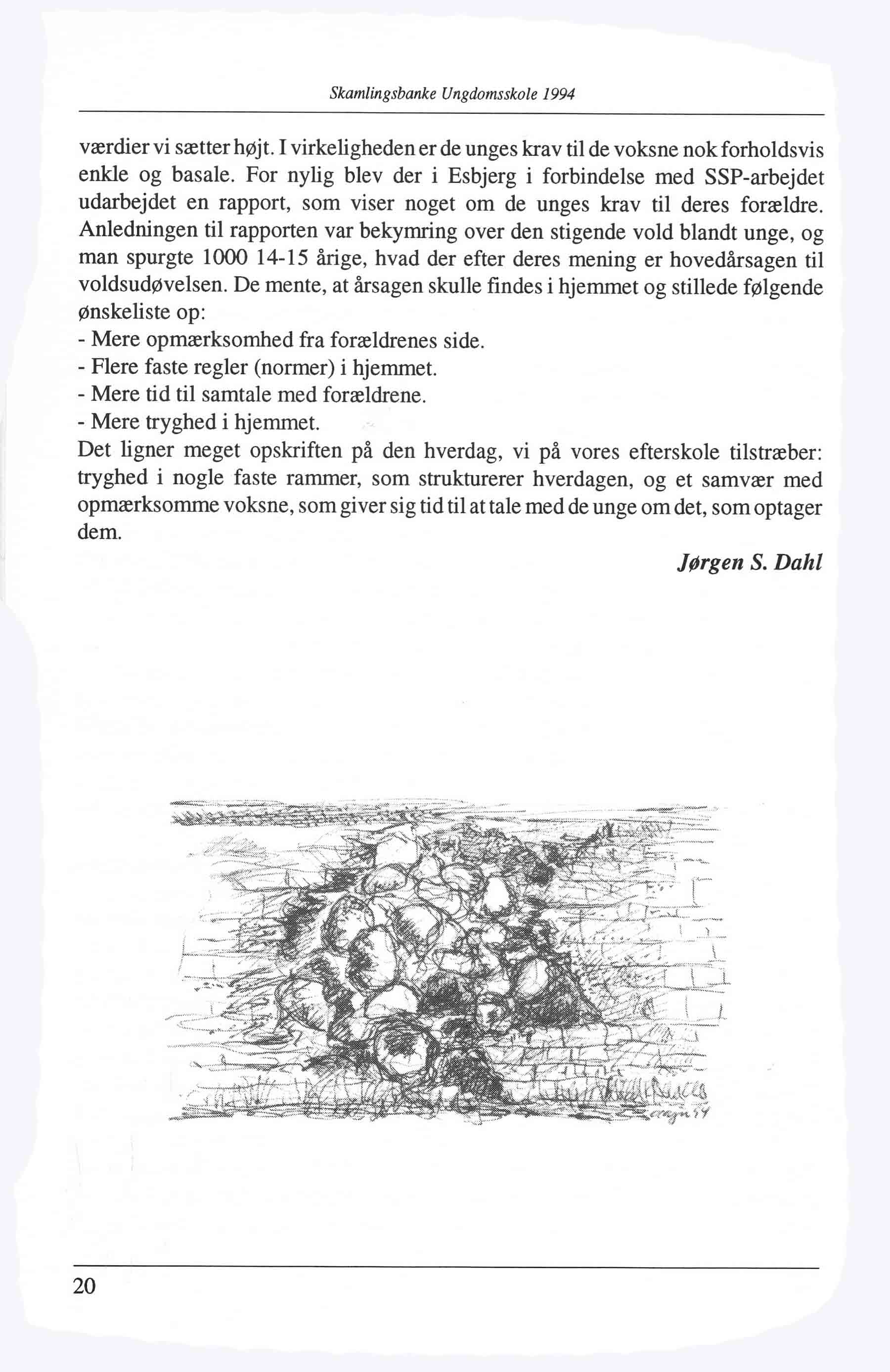 Skamlingsbanke Efterskole 1994