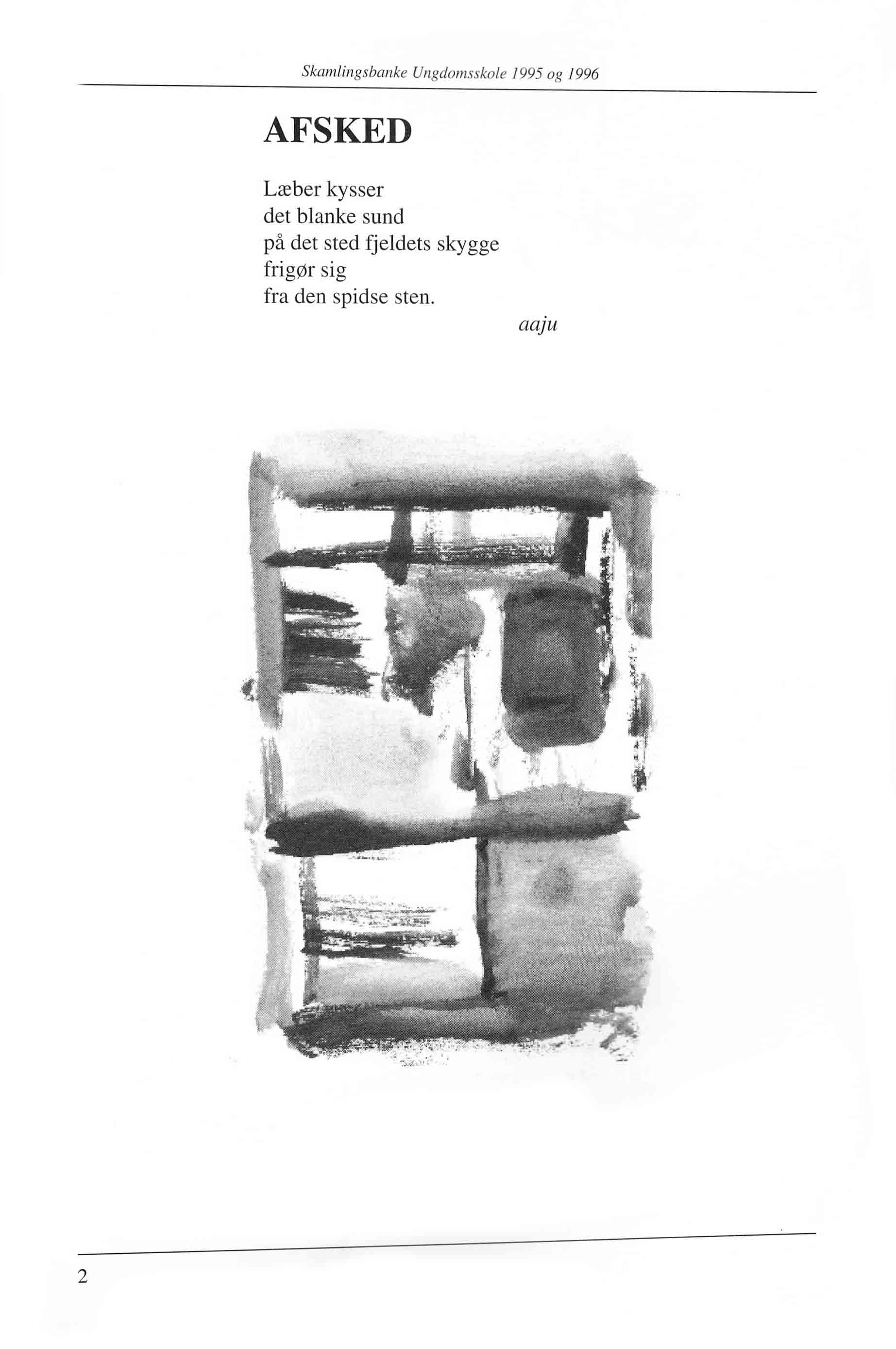 Skamlingsbanke ungdomsskole 95-96