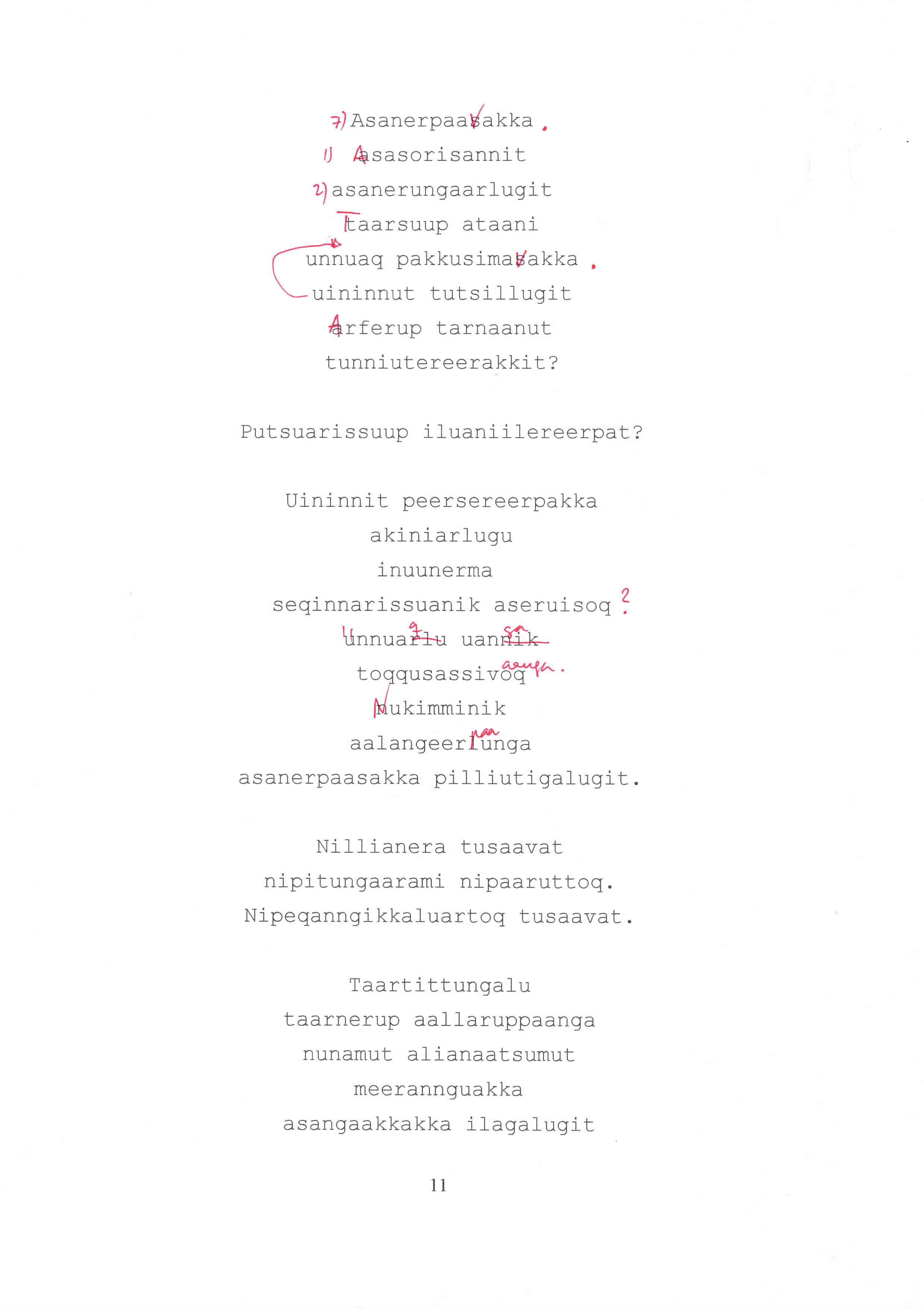 arferup tarnaata meerai / børn af hvalens sjæl