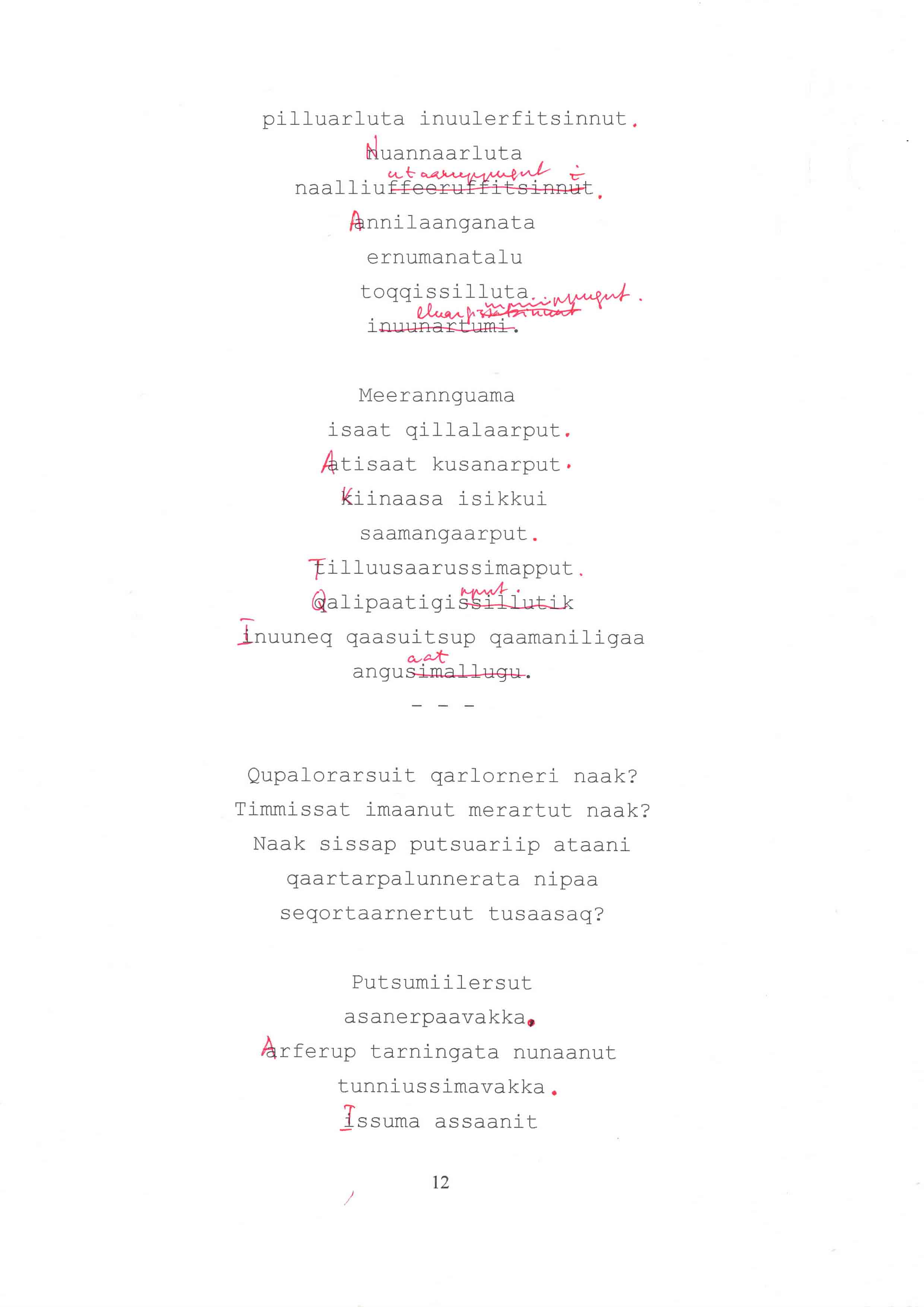 arferup tarnaata meerai / børn af hvalens sjæl
