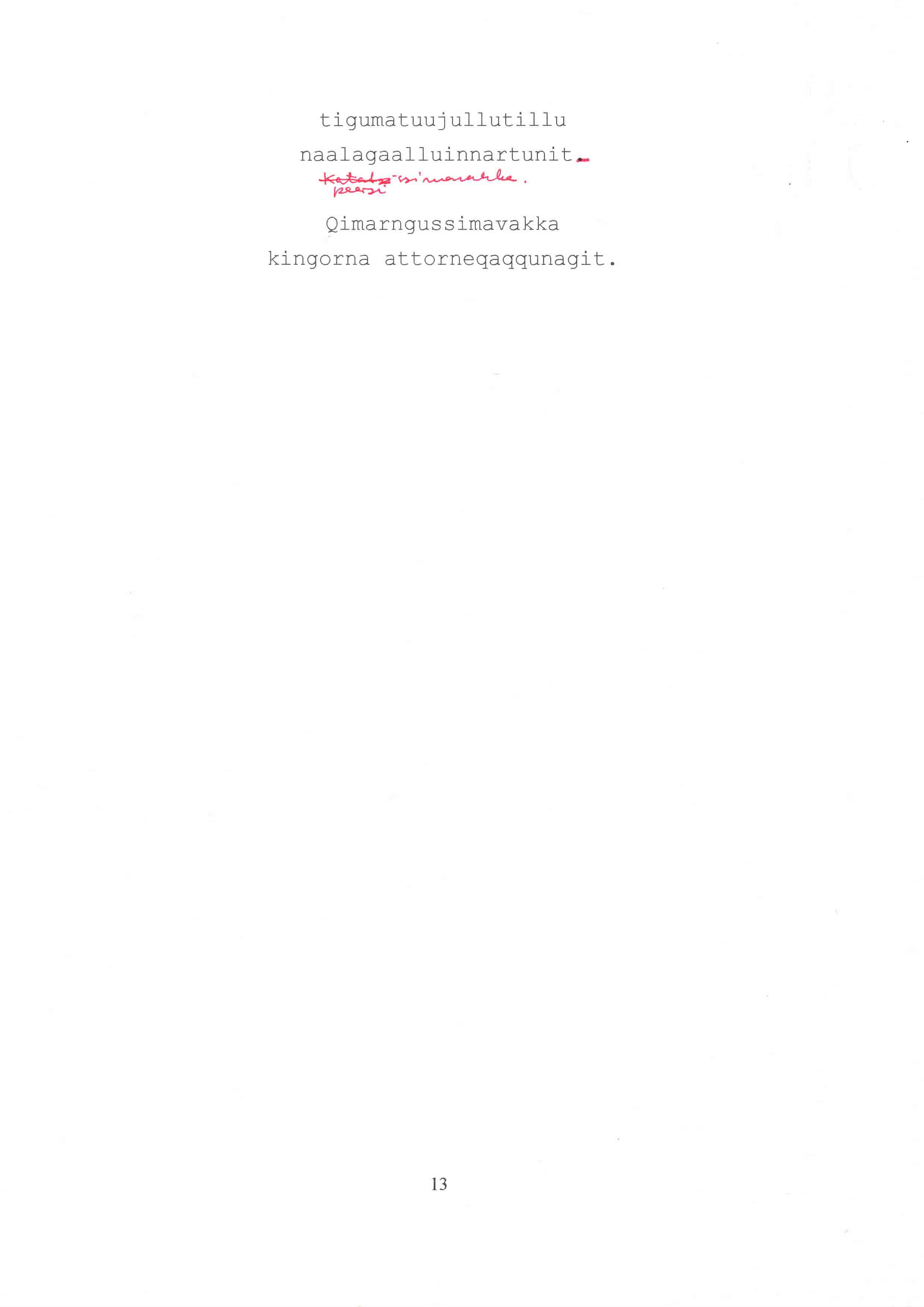 arferup tarnaata meerai / børn af hvalens sjæl