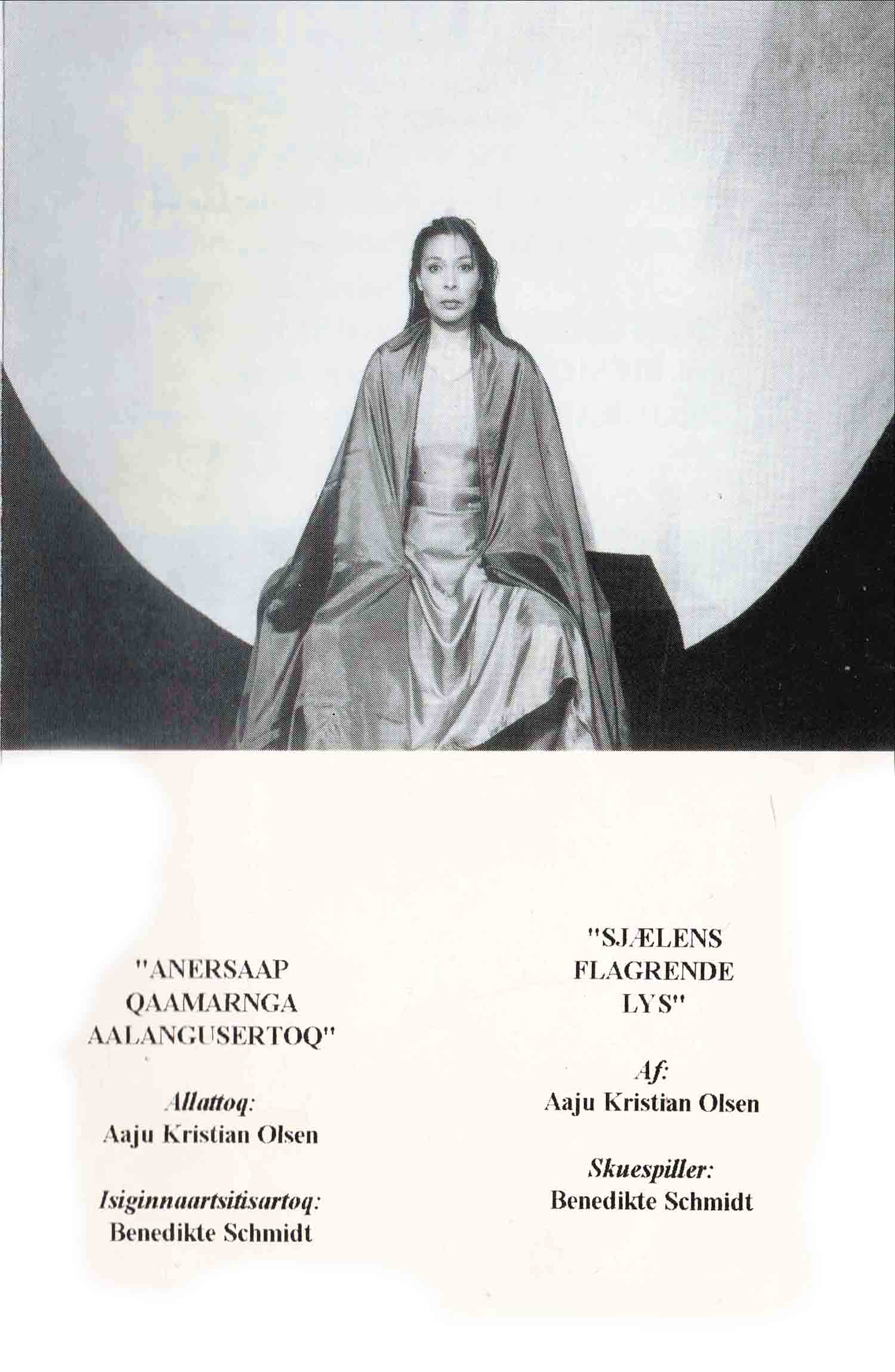 anersaap qaamarnga aalangusertoq - sjælens flagrende lys