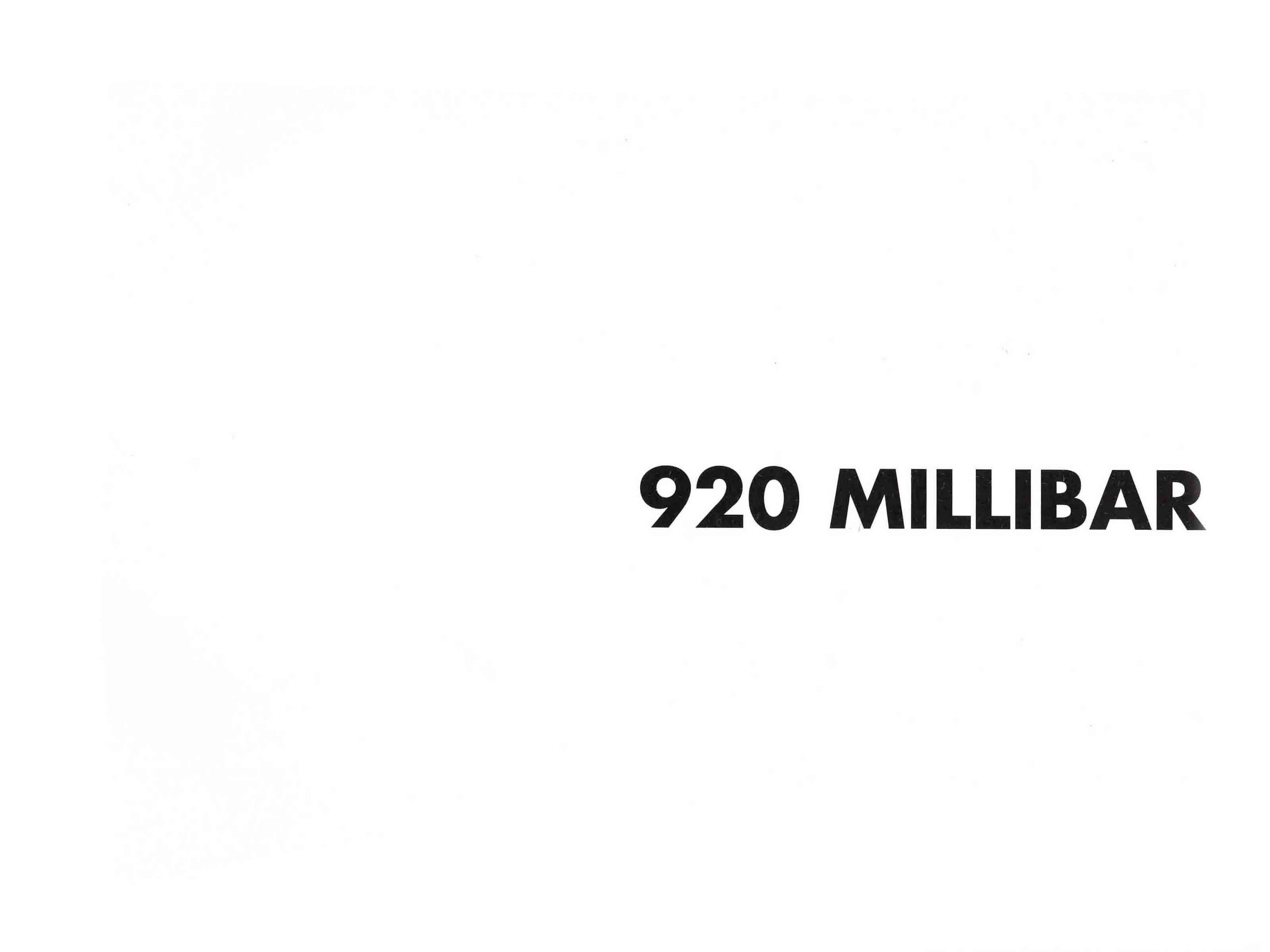 920 milibörs