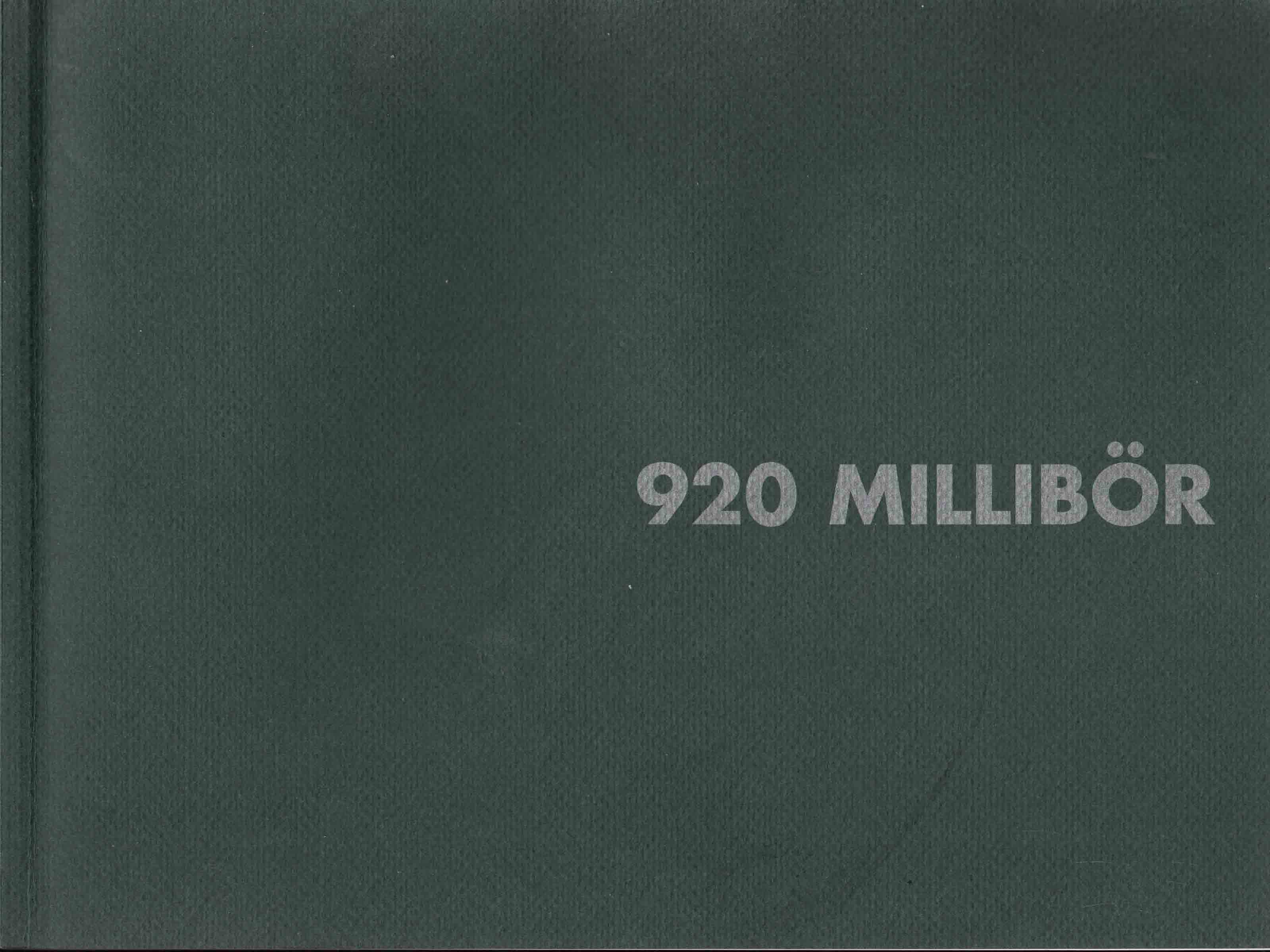 920 milibörs