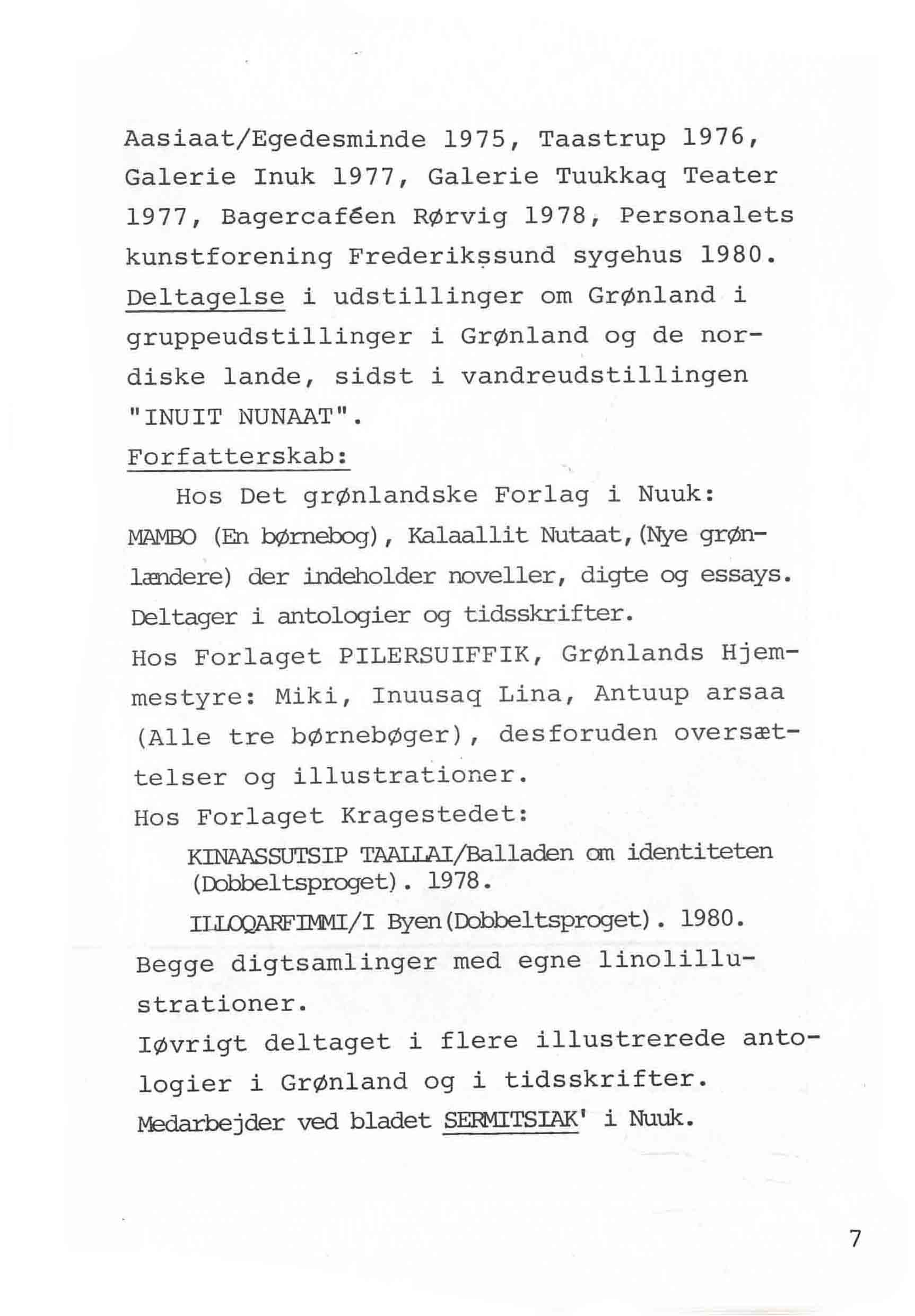 Grønlænderens motiver