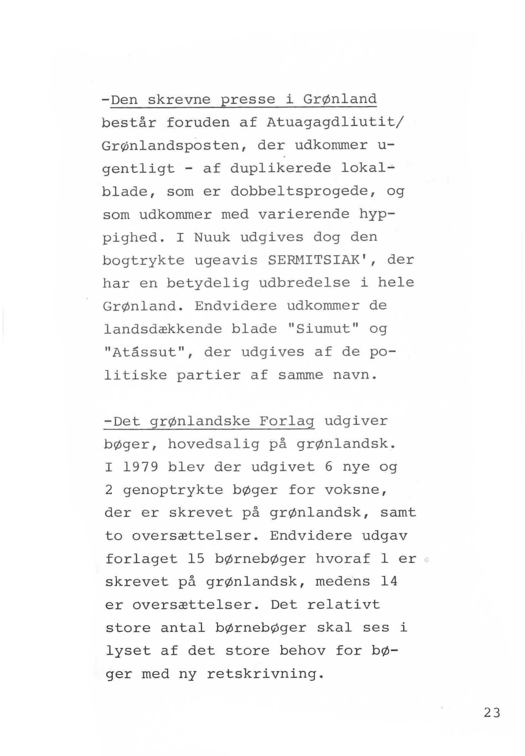 Grønlænderens motiver