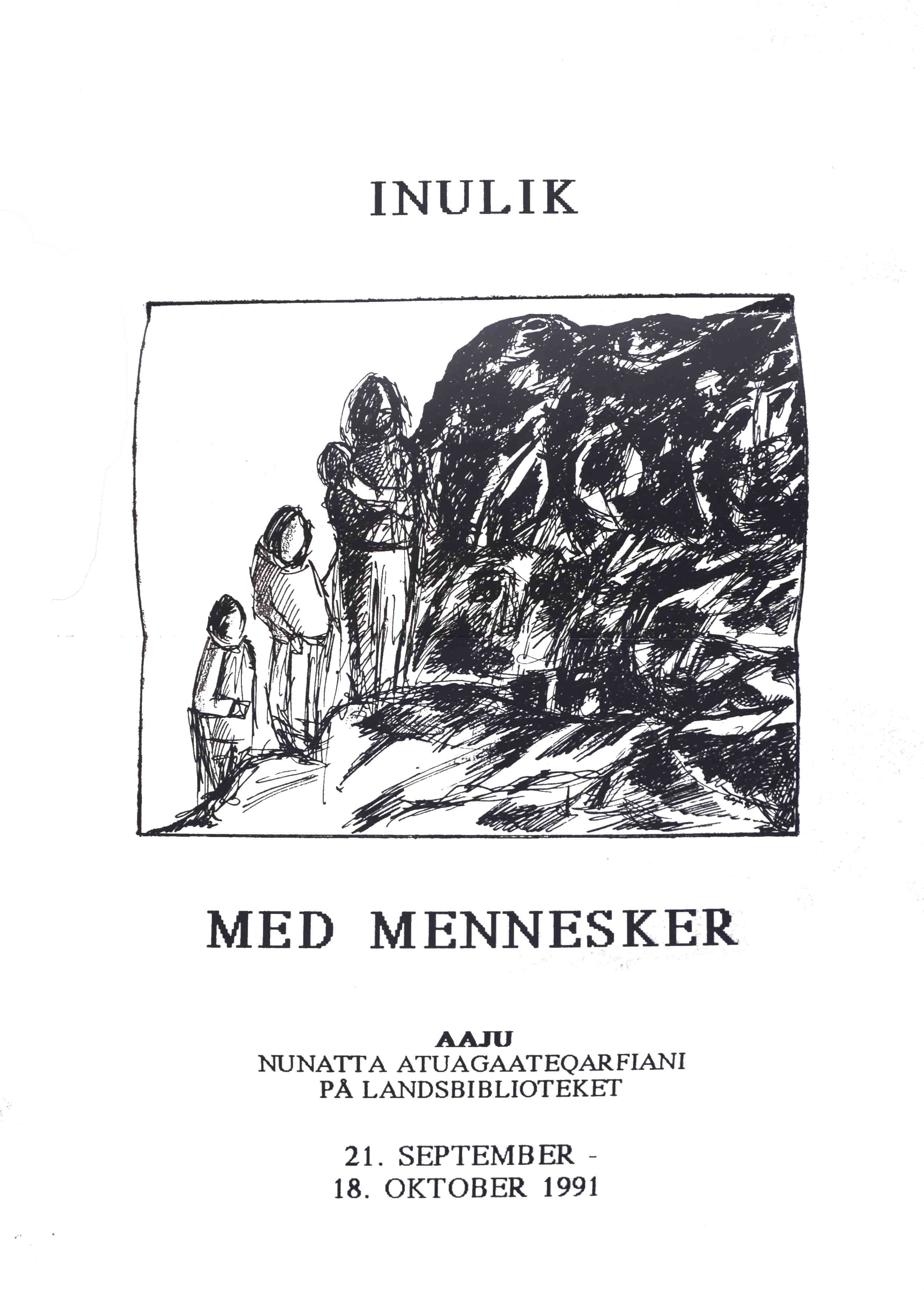 udstillingsplakat - inulik - med mennesker