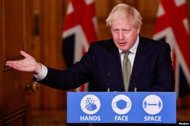 Britaniyanın baş naziri Boris Conson