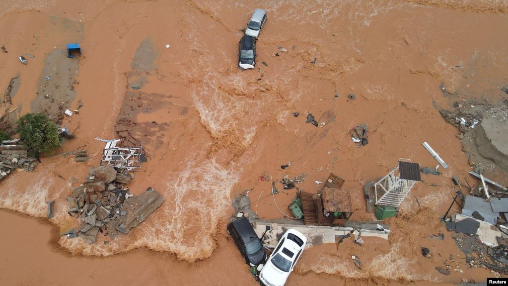 Leysan yağışlar Yunanıstanın Krit adasında daşqınlara səbəb olub