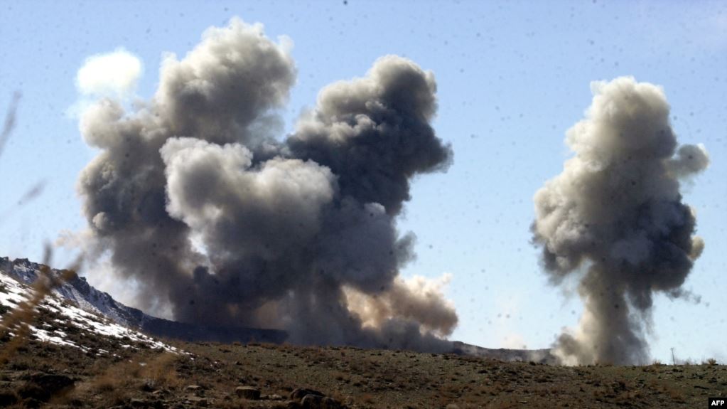 ABŞ-ın hava hücumları zamanı Talibanın 5 döyüşçüsü ölüb