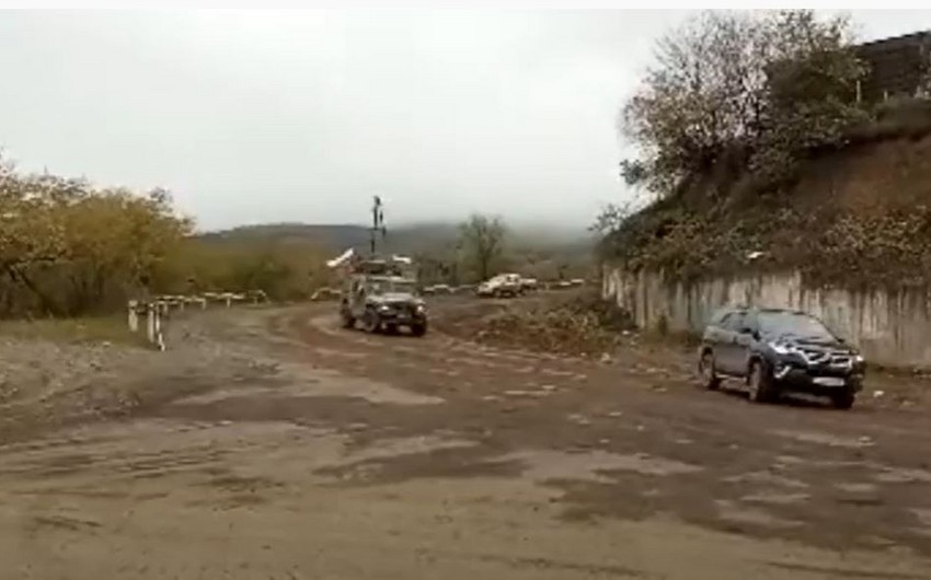 Azərbaycanın hərbi karvanı Dağlıq Qarabağdan keçib