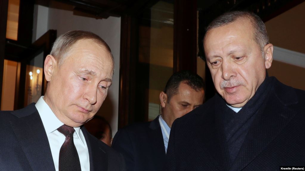 Putin Erdoğana başsağlığı verib