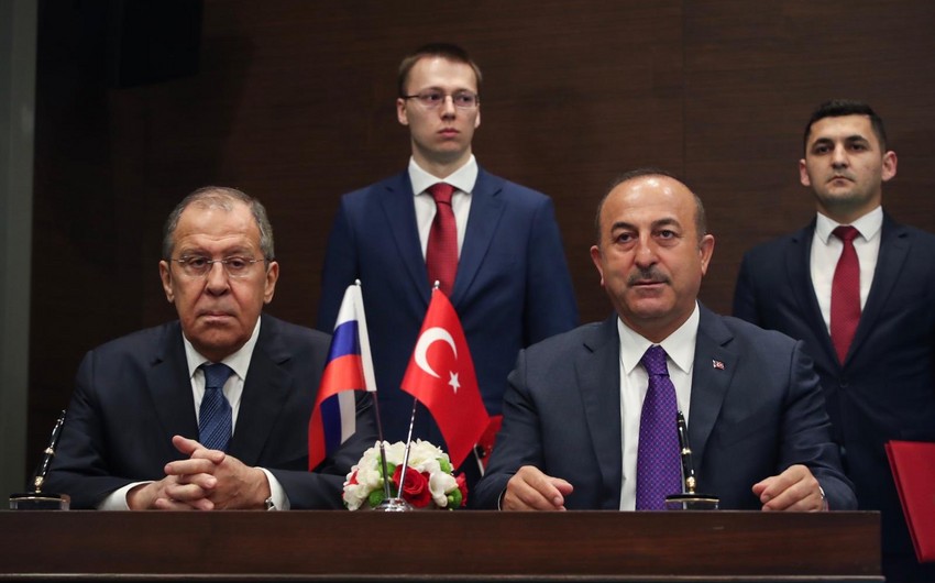 Türkiyə və Rusiyanın XİN başçıları Dağlıq Qarabağ məsələsini müzakirə ediblər