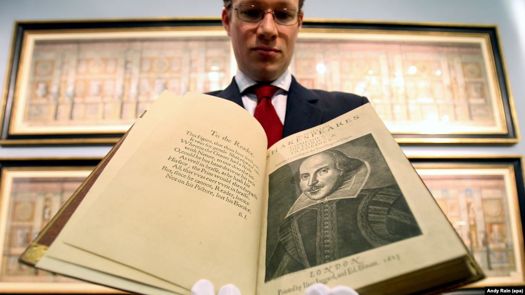 Şekspirin əsərləri rekord qiymətə satılıb