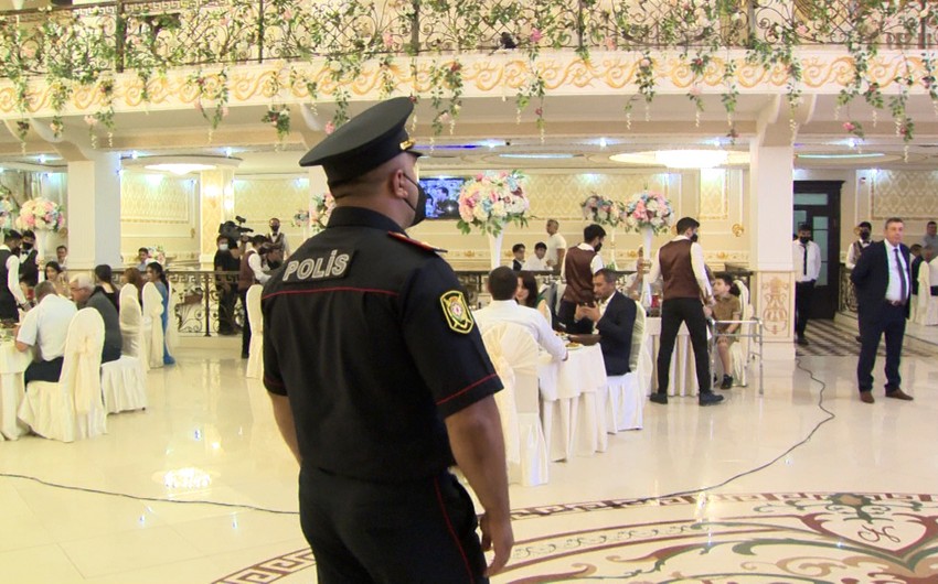 Ötən gün toy qaydalarını pozan 71 nəfər cərimələnib, 2 119 nəfər şənliyə buraxılmayıb