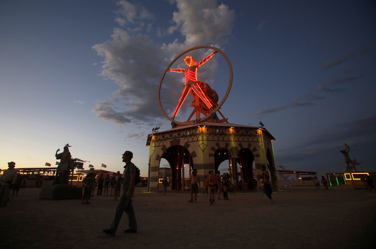 Nevadada Burning Man festivalı başa çatıb