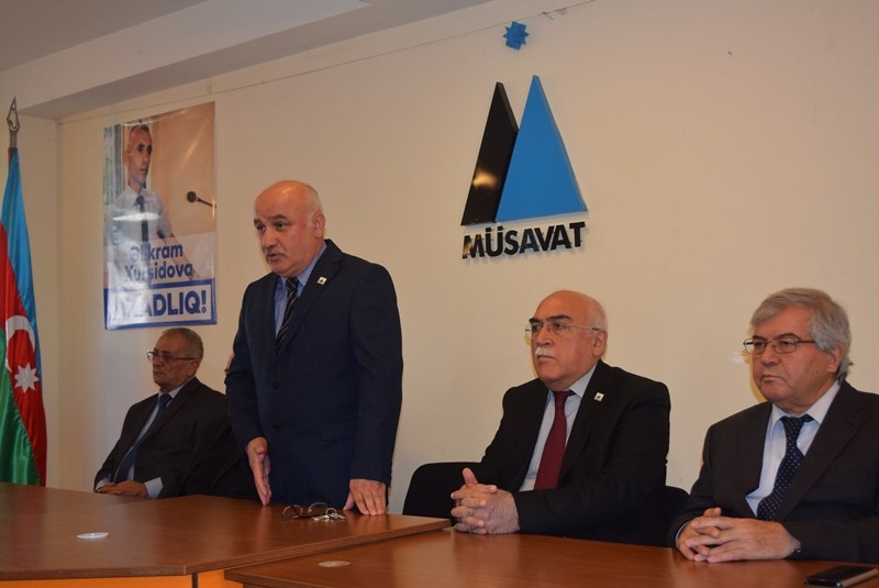 Müsavat istiqlal günü ilə bağlı tədbir keçirib