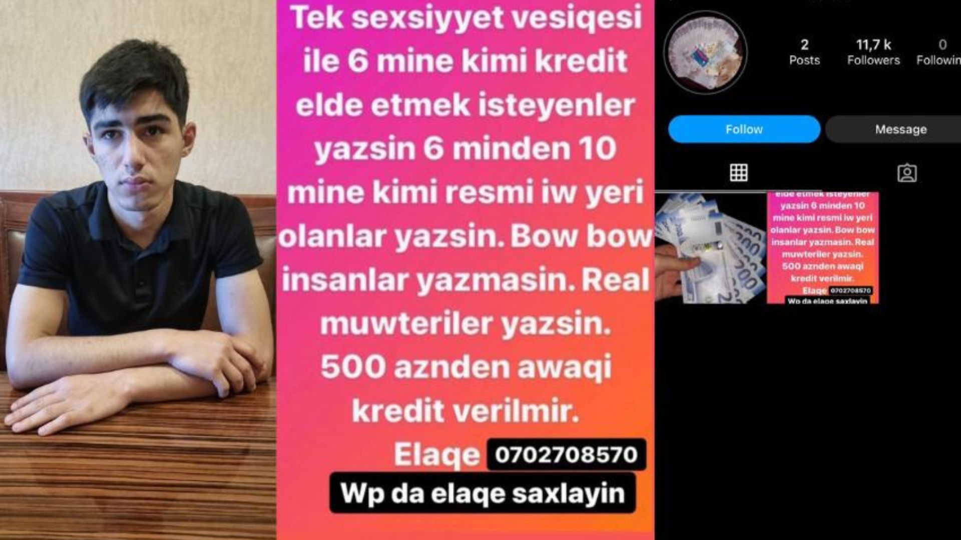DİN: Kütləvi kiber cinayət əməllərini törətməkdə şübhəli bilinən şəxs saxlanılıb