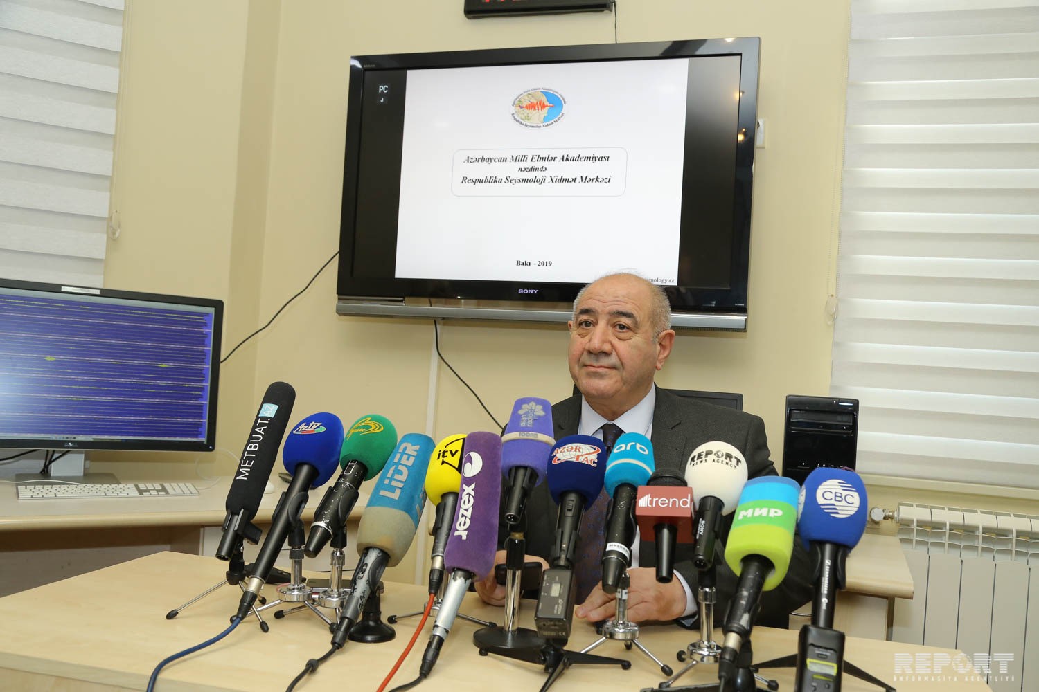 Zəlzələdə Seysmoloji Xidmətin stansiyasında da fəsadlar əmələ gəlib