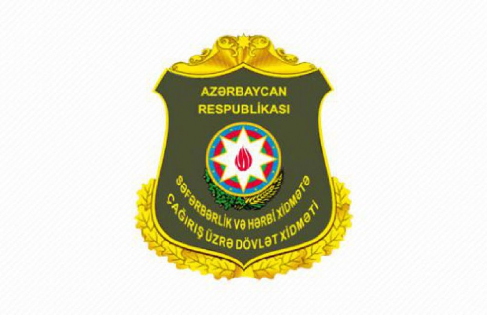 Səfərbərlik və Hərbi Xidmətə Çağırış üzrə Dövlət Xidmətinin şöbə rəisi saxlanılıb