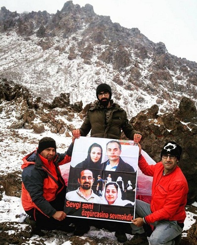 Savalan dağında siyasi məhbuslara azadlıq tələbi-FOTO