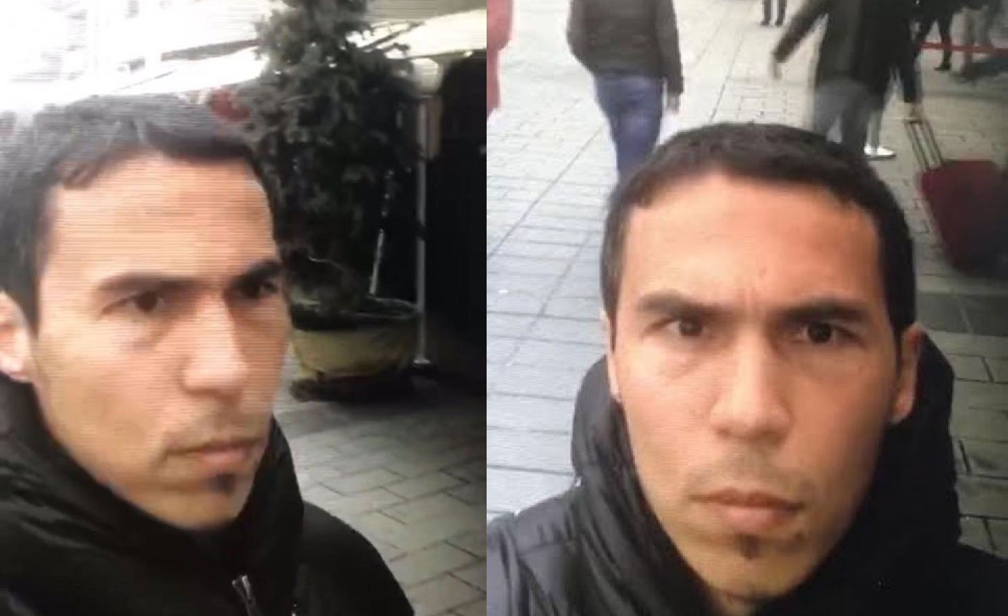 Türkiyə polisinin şəklini yaydığı şübhəli terror günü İstanbulda deyilmiş