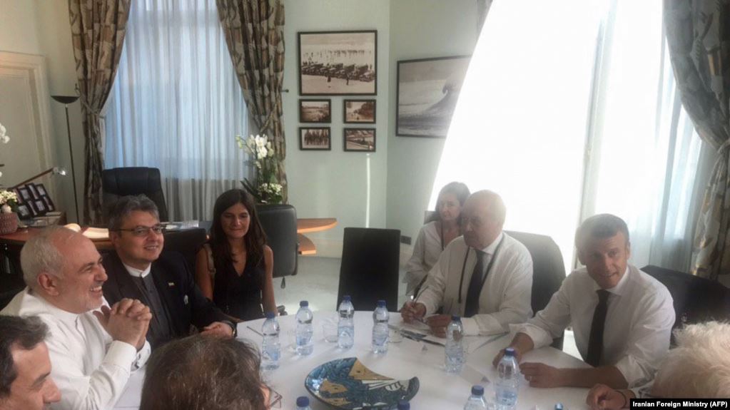 İran XİN rəhbəri Zərif gözlənilmədən G7 Zirvə toplantısına gəlib