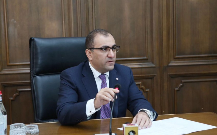 Ermənistan parlamenti aparatının sabiq rəhbəri saxlanılıb