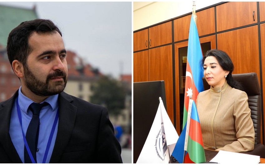 Ombudsman Səbinə Əliyeva və Bəxtiyar Hacıyev görüşüblər