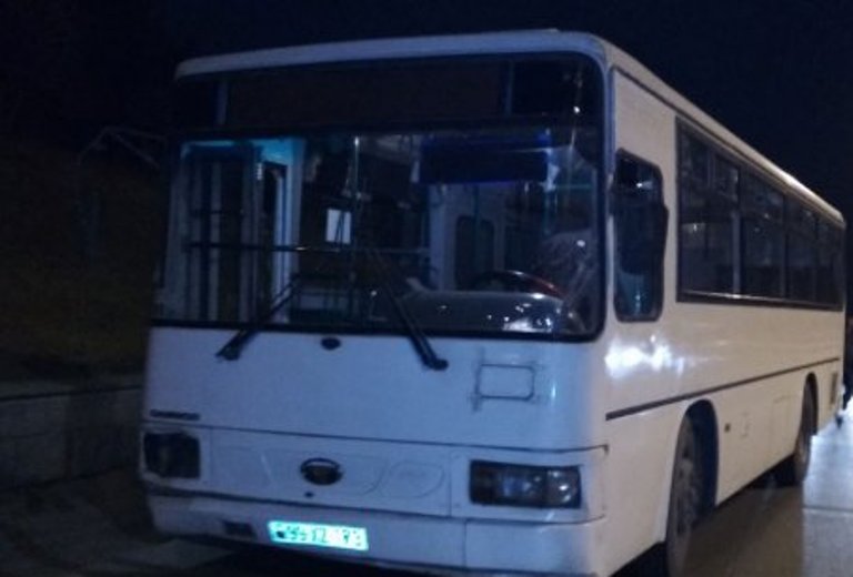 Bakıda daha bir avtobus qəza törətdi