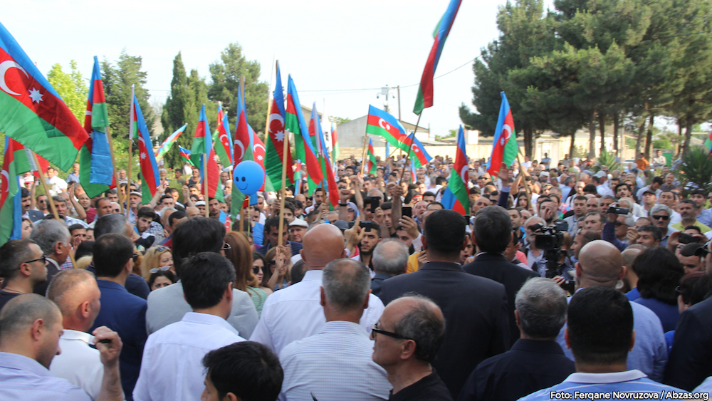 Müxalifət Novxanıda 28 May Cümhuriyyət Gününü qeyd edib [Fotosessiya]