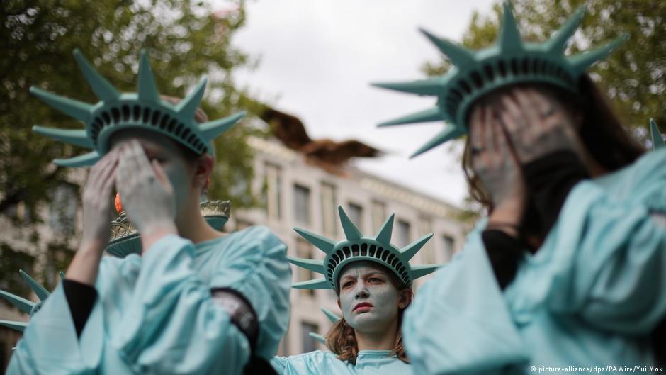 ''Azadlıq heykəli gerçək insan olsaydı, bu gün ağlayırdı''