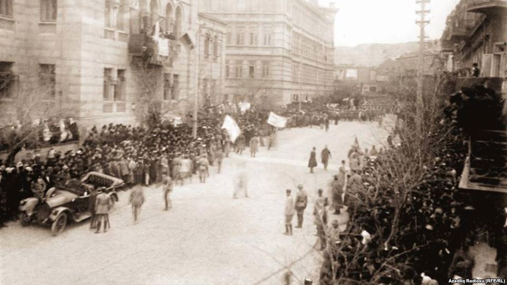Bakının işğaldan azad edilməsindən 99 il ötür