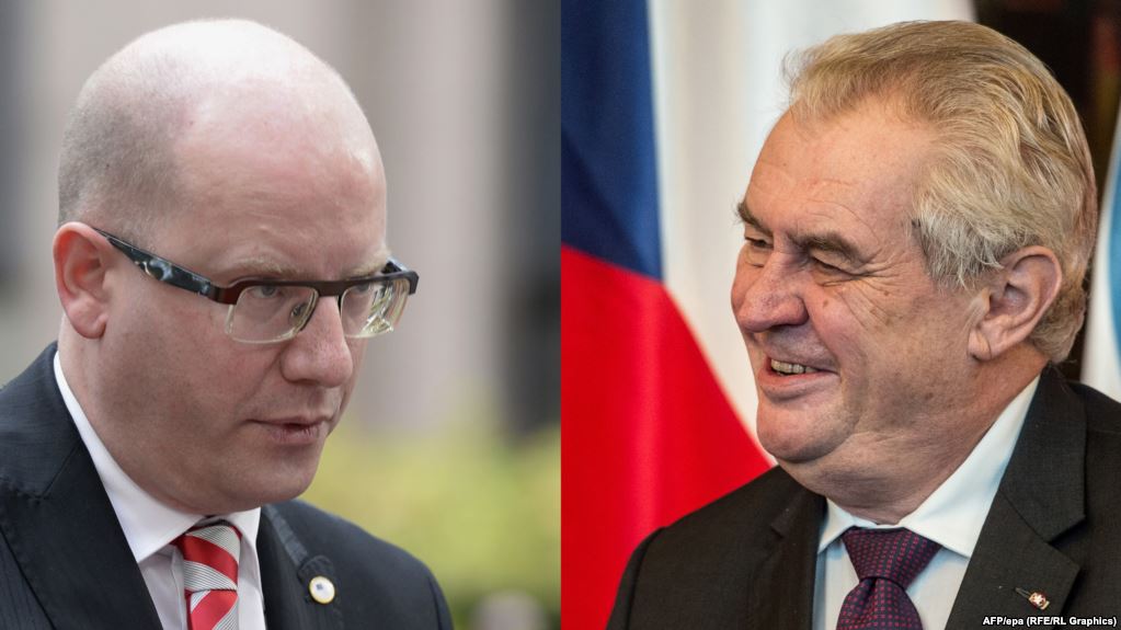 Çexiya prezidenti və baş naziri Rusiyaya görə AŞPA-da toqquşdular