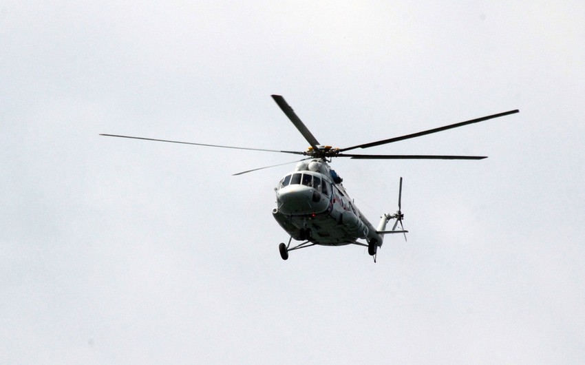 Səudiyyə Ərəbistanında helikopter qəzaya uğrayıb, 5 nəfər yaralanıb