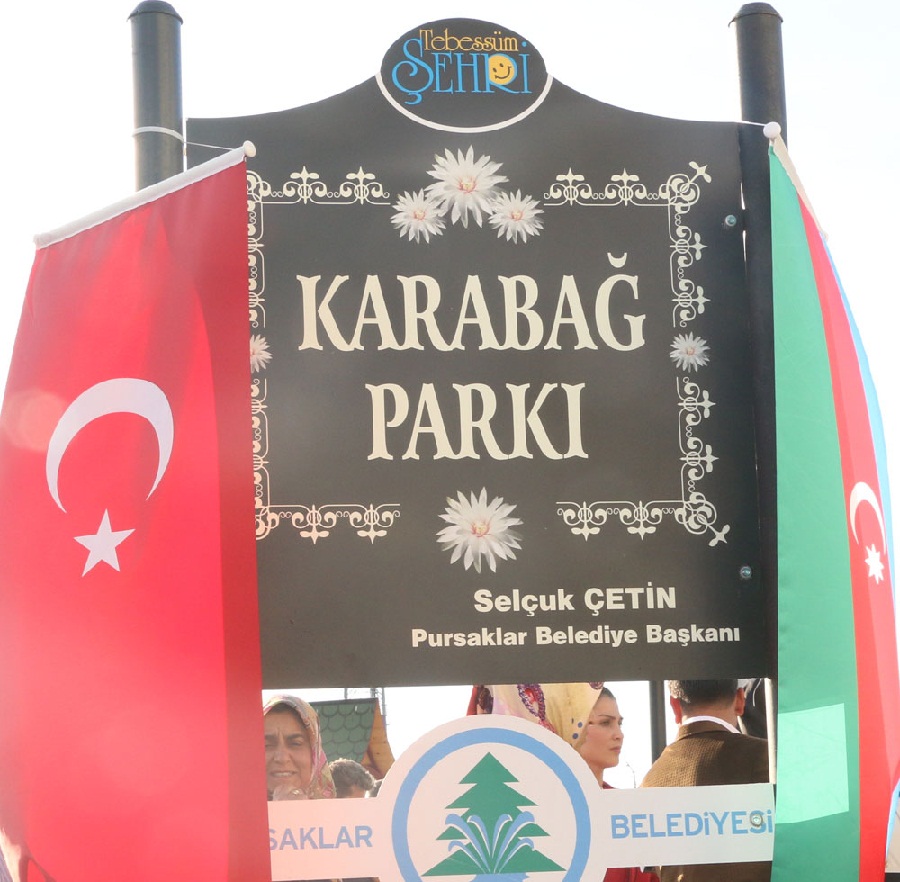 Ankarada Qarabağ Parkının açılışı olub