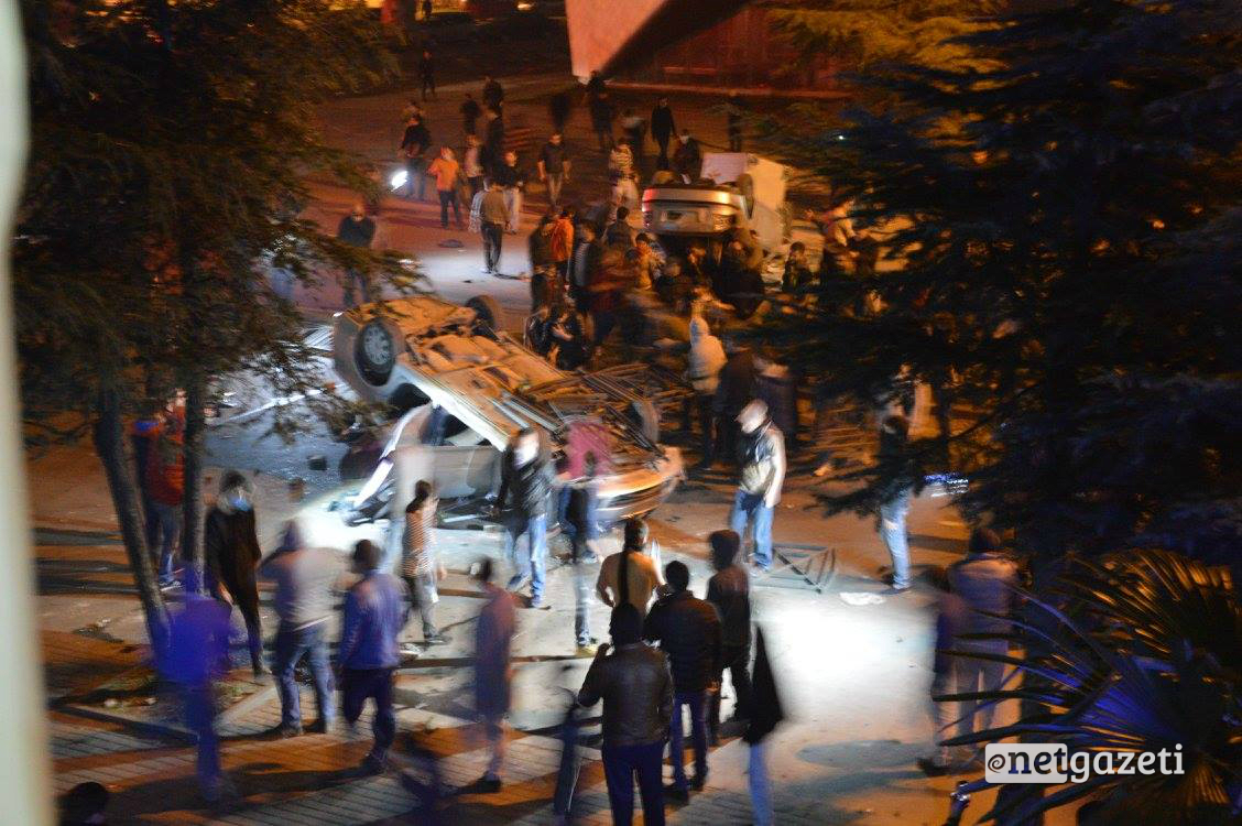 Gürcüstanda etiraz: xüsusi təyinatlılar Batumidə mitinqi dağıdıb [Fotolar]