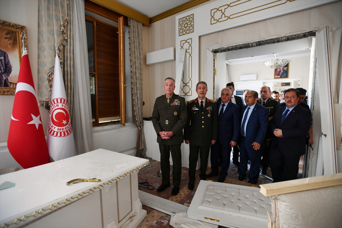 Türkiyə və ABŞ Silahlı Qüvvələri Baş Qərargah rəislərinin görüşü barədə açıqlama verilib