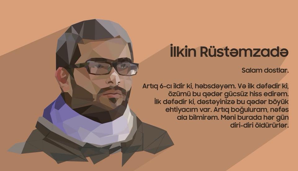 Ictimayyət İlkin Rüstəmzadəyə azadlıq tələb etdi!