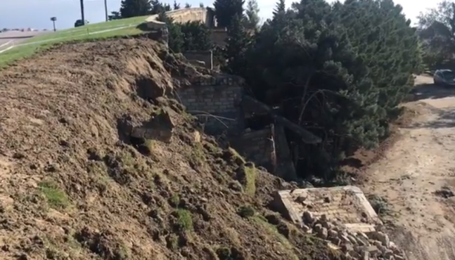 Bakıda daha bir uçqun tipli sürüşmə olub