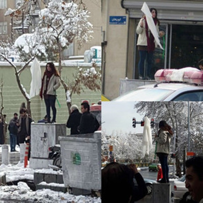 İranda qadınlar geyim qaydalarına qarşı yenə etiraza qalxdı [foto] [video]