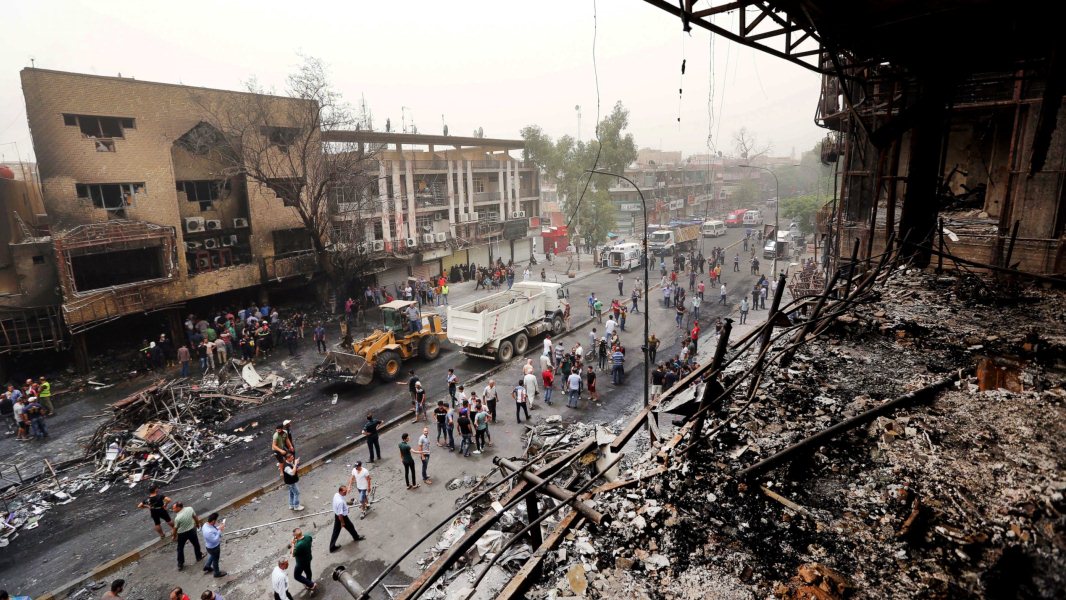 Bağdadda dəhşətli terror hücumları olub