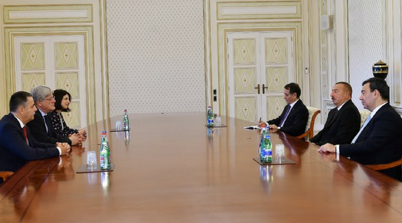 İlham Əliyev AŞPA-nın Monitorinq Komitəsinin həmməruzəçilərini qəbul edib