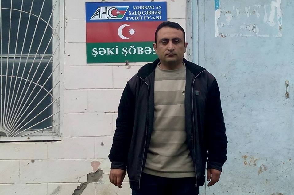 AXCP Şəki şöbəsinin sədri saxlanılıb