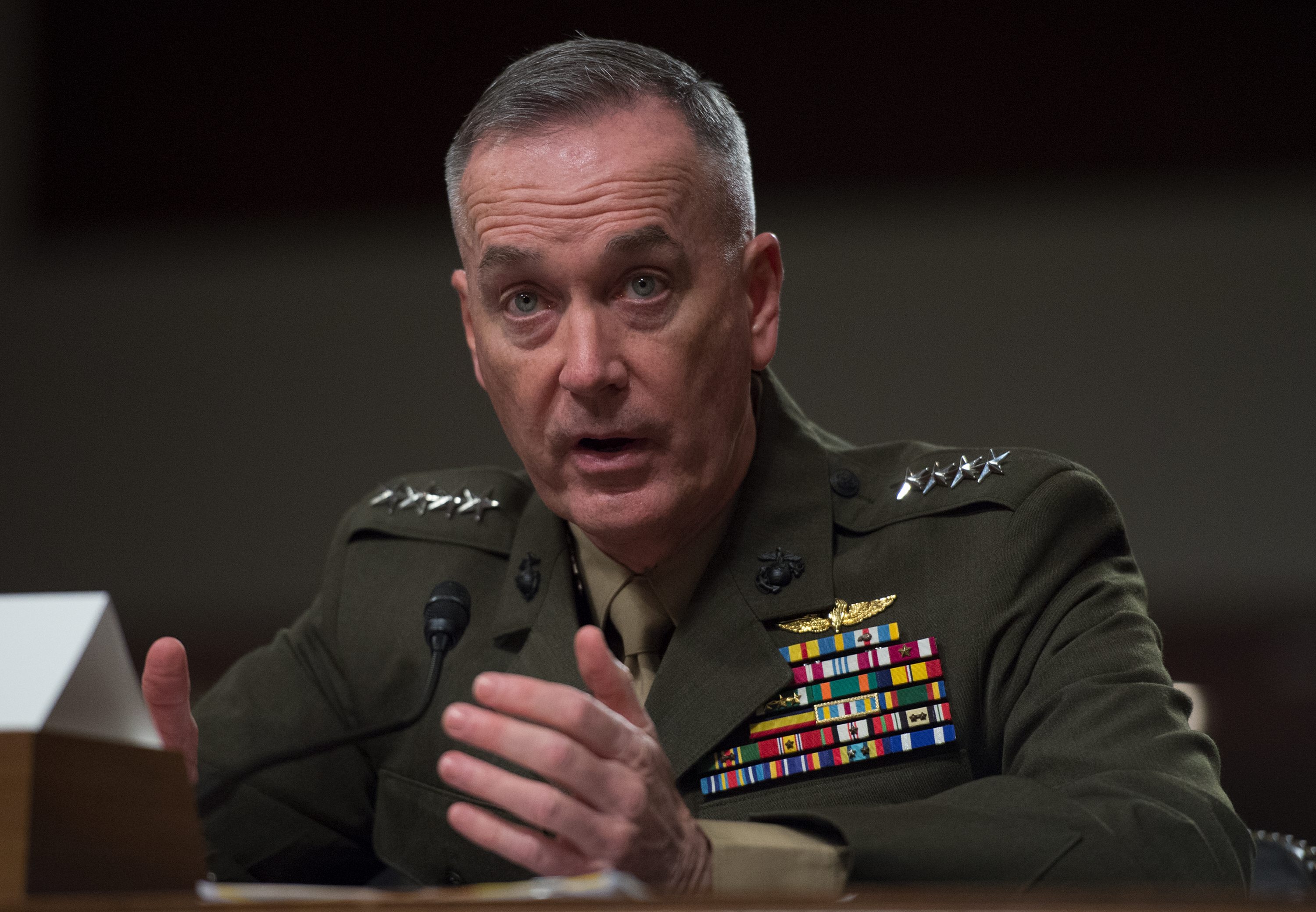 Joseph Dunford: "Putin ən böyük təhlükəyə çevrilir"
